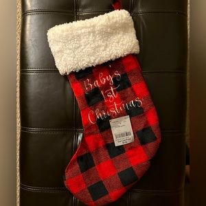 Babies 1st Christmas stocking. NWT